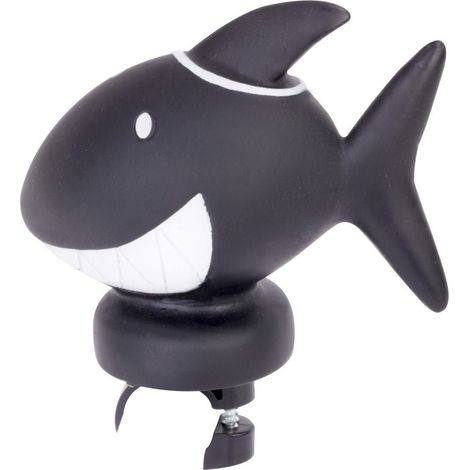Campanello per bicicletta per bambini Fischietto per bicicletta ad alta frequenza per monopattini Black Shark