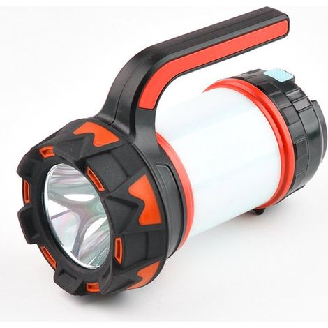 Lanterna LED ricaricabile, 1000 lumen, 4000 mAh, lampada da campeggio a 360°. Lampada LED ricaricabile, portatile ed estremamente potente con 6 modalità. (1/4)