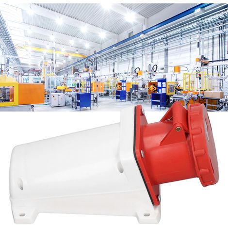 Prise industrielle étanche 4 broches TYP-134 63A, tension : 380 V415 V (1/5)