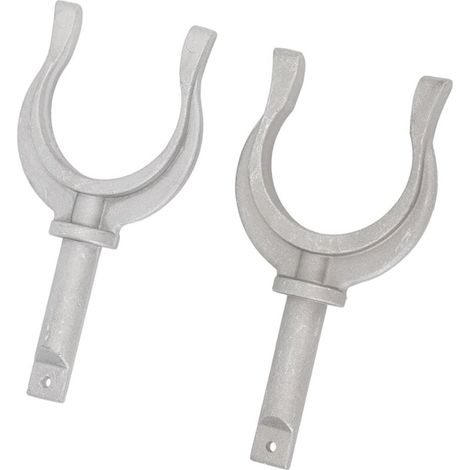 Verrou De Rame - 1 Pièce - Aluminium - Montage Latéral Sans Perçage - Kayak Et Bateau - Argent