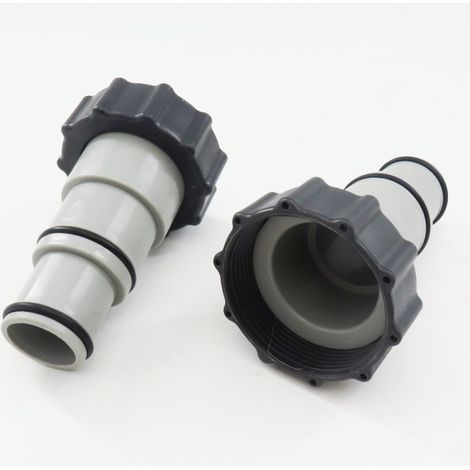 Adaptateur de tuyau de rechange avec collier, très populaire, pour pompes à raccord fileté Intex Fit ARU