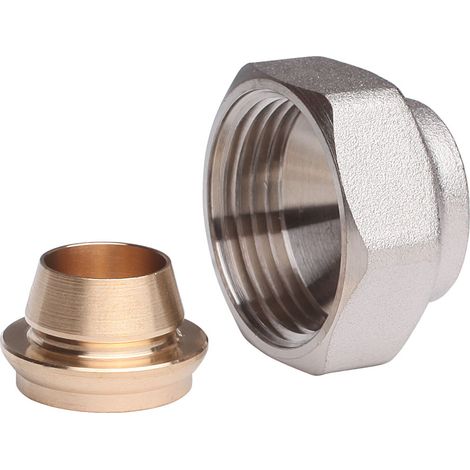 Raccord à visser pour corps de vanne - Femelle 3/4'' - cuivre 14 - Danfoss 013G4124 (1/4)