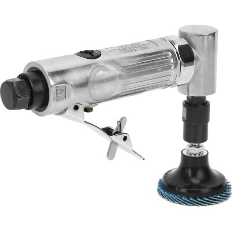 AG-315BS 3.18-6.35mm chuck industrial-grade 90° bend pneumatic engraving and grinding machine with 2-inch grinding disc kit and European connector. (1/5)