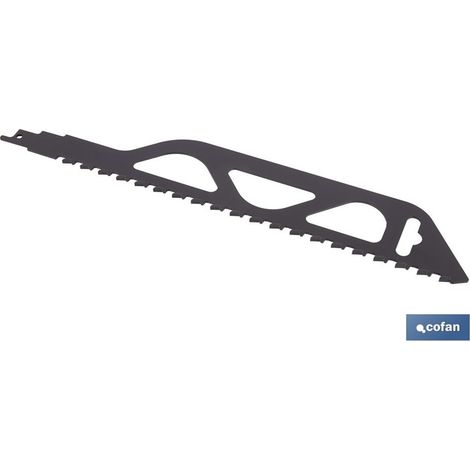 Lame de scie alternative en carbure de 280 mm, 20 dents par pouce, universelle pour la construction