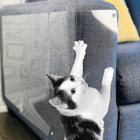 Kratzschutz für Katzen, 2 selbstklebende Kratzschutzfolien, Kratzschutz für Katzensofas (1/5)