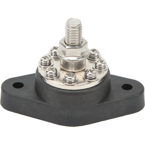 Bloc de distribution électrique 8 bornes M10 3/8pouce 12V-48V 160A universel pour voitures camping-cars bateaux camions (1/5)
