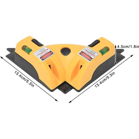 Niveau laser à angle droit de 90 degrés, instrument de marquage laser, règle laser infrarouge (1/5)