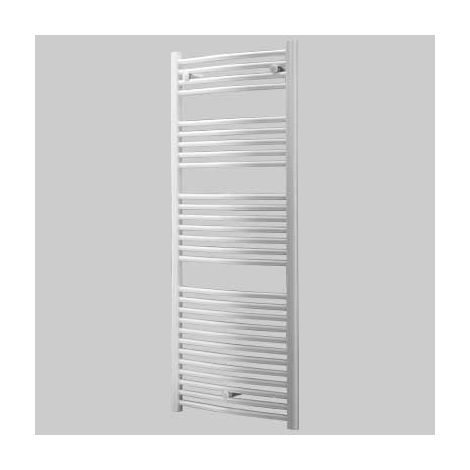 TERMOARREDO SCALDA SALVIETTE MOD. SAN REMO BIANCO CURVO  H 1230 L 500     LAZZARINI