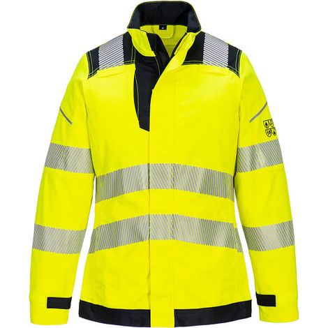 Giacca da lavoro per donne Pw3 Fr Hi-vis - M - Giallo/nero - Portwest