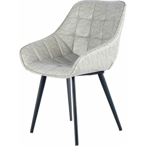 Fauteuils demi 325 (lot de 2) - Gris, noir (1/5)