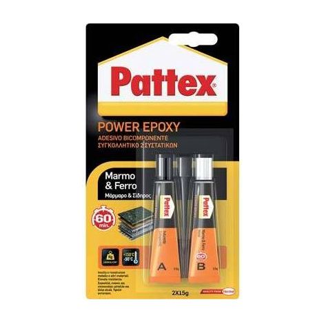 PATTEX POWER EPOXY MARMO E FERRO 60 MIN