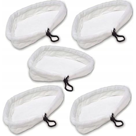 5 lingettes de balai vapeur en microfibre H2O (1/3)