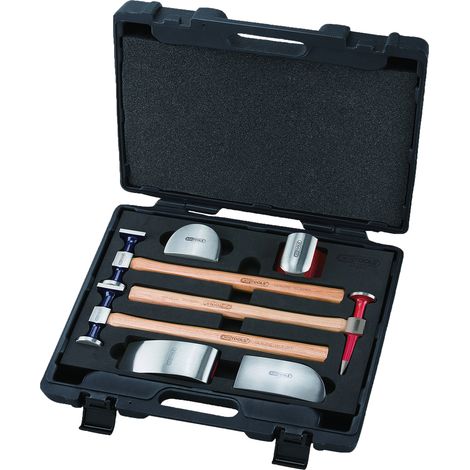 Kstools – Coffret multi-outils débosselage 7 pcs – Pour carrosserie – Mallette robuste – Largeur 282 mm – Hauteur 35 mm – Poids 7500 g (1/7)