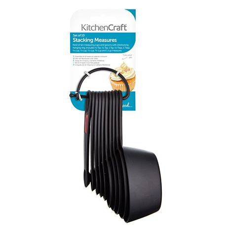 KitchenCraft Ten Piece Measuring Cup & Spoon Set