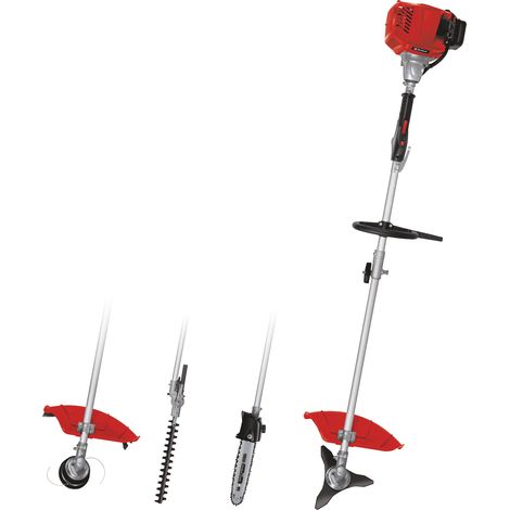 Einhell Benzin-Sense Multitool GC-MM 52 I AS (1.5 kW, max. 9600 min.-1, Schnittlänge Sägekette 25,5 cm, Schnittbreite Messer/Faden 25,5 cm/42 cm, Schnittlänge Heckenschere 39,5 cm) (1/5)