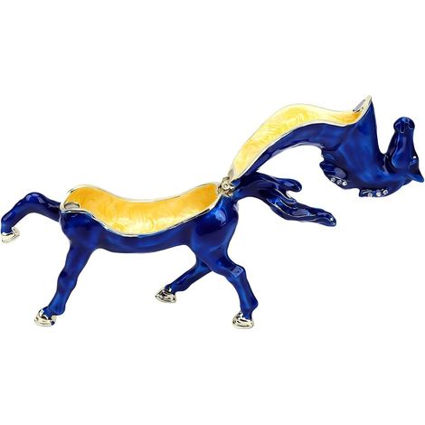 Enamelled Horse Jewelry Box, Hand-Painted, for Collection (1/5)