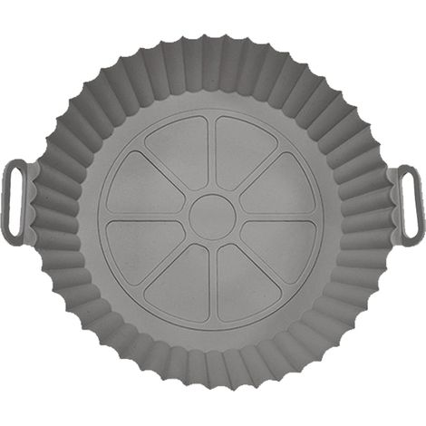 Accesorios de silicona para freidoras de aire, sartén multifuncional de silicona con revestimiento para freidoras de aire...