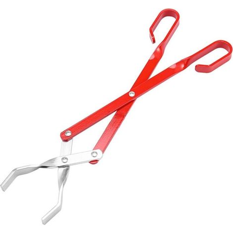 Clip Carbone poignée Long poignée Barbecue Pinces Barbecue Outils Bois Carbone Pinces de Nourriture Pinces peintes Pince en Carbone en Aluminium Pince d'incendie en Aluminium (1/5)