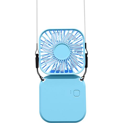 Ventilateur Portatif Pour Cou - Ventilateur Mini USB Rechargeable À 3 Vitesses - Support Pour Portage Autonome - 1 Pièce (1/5)