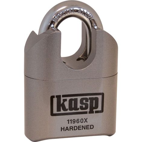 Kasp K11960XD Vorhängeschloss verschieden schließend Silber Zahlenschloss (1/2)