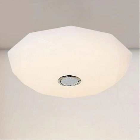 Trade Shop - DECKENLEUCHTE LED WEISS DECKENLAMPE 60 WATT Ø500MM RGB FARBWECHSEL 02546 -