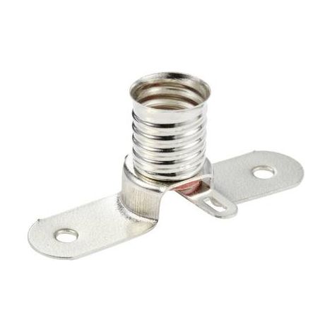 TRU COMPONENTS TC-10477720 SUPPORT DAMPOULE CULOT (MINI-LAMPES): E10 CONNEXION: PATTES À SOUDER 1 PC(S)