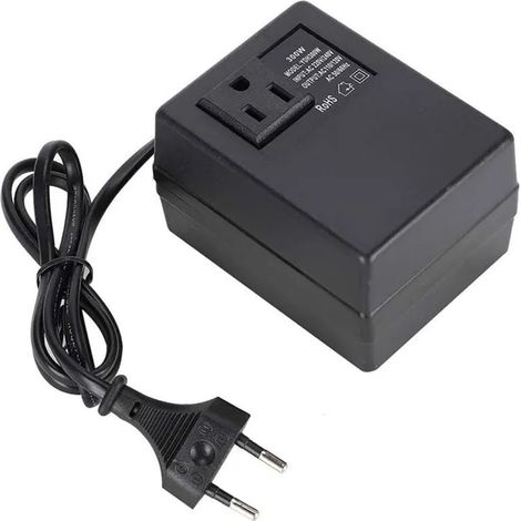 Convertisseur de tension 220V vers 110V transformateur 300W adaptateur de prise EU PZCC