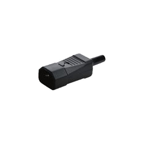 Fiche secteur rallonge male 220V 15A , connexion par vis 12846
