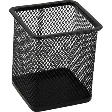 Porte-crayons bureau maille métallique carré stylo Pot tasse étui organisateur Durable porte-crayon