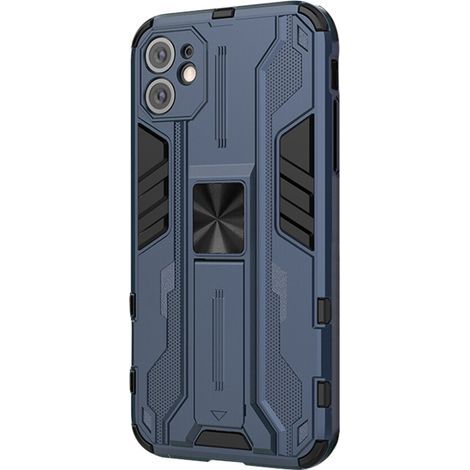 Étui de téléphone Knight Defender pour iPhone 11, fabriqué en alliage d'aluminium de qualité aérospatiale, doté d'un support multi-angles, d'une protection des coins rembourrée par airbag et d'une coq (1/2)