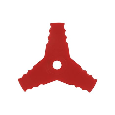 Lame 3 Dents En élastomère. Flexible Et Incassable Pour Utilisation Le Long De Murs Ou Sur Pavés Auto-bloquants - Coupe 250mm, A