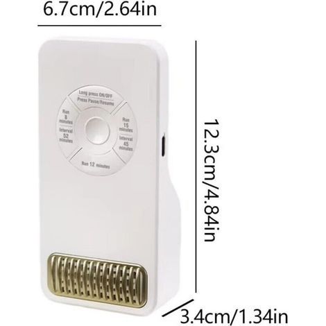 Générateur D'ozone Portable pour Le Réfrigérateur De Voiture À Domicile Élimination des Odeurs USB Purificateurs d'air Rechargeables Déodorizant USB Purificateurs d'air (1/4)