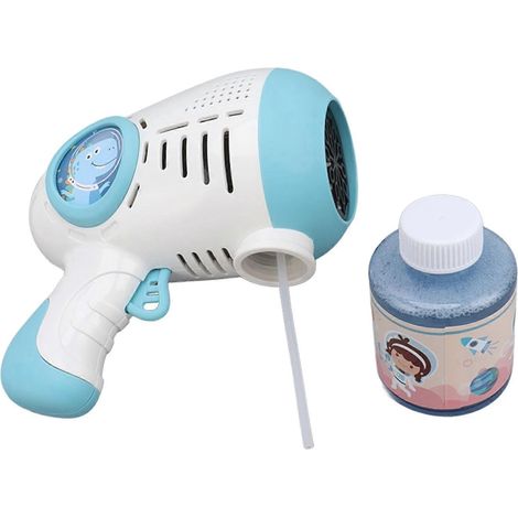 Machine à bulles électrique portable, étanche, avec lumière LED, automatique, idéale pour l'été et les enfants (1/4)