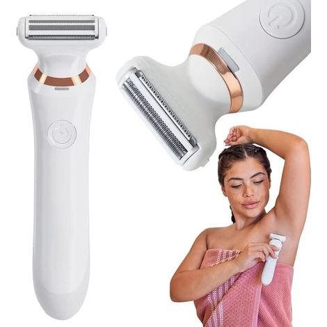 Rasoir pour femmes - Tondeuse utilisable sur peau sèche ou humide avec chargement USB (1/5)
