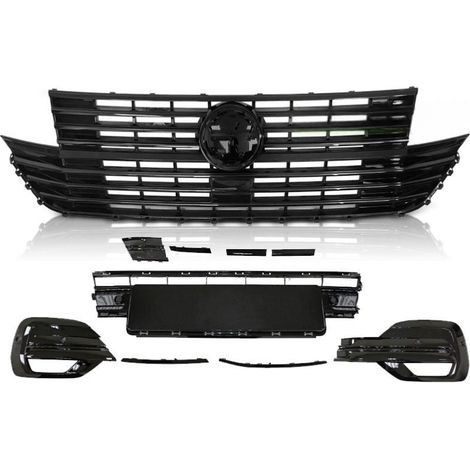 Calandre Avant Volkswagen T6.1 depuis 2020 Noir brillant-41035839