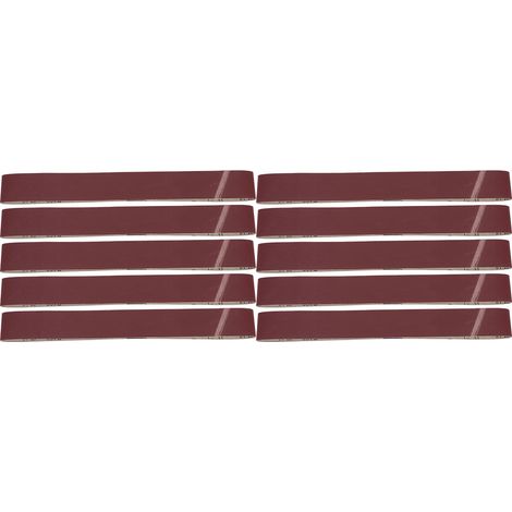 Ortviai Bande abrasive en oxyde d’aluminium GXK51-B 915 x 50 mm, grain 400, lot de 10 (1/5)