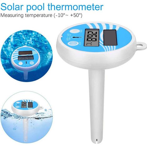 Thermomètre flottant pour piscines, pour mesurer la température de l'eau des piscines, spas, jacuzzis et aquariums-AquaForge (1/5)