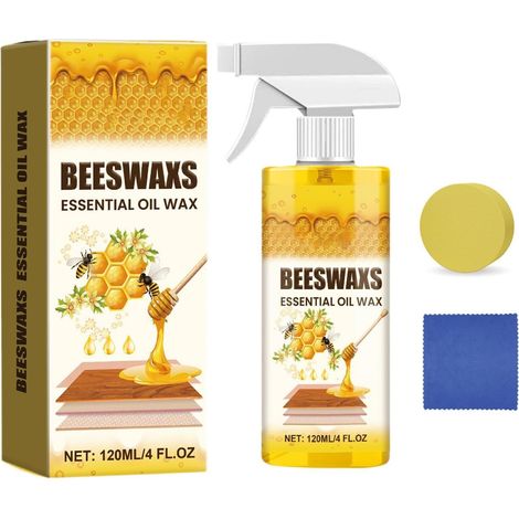 Nettoyant et Rénovateur pour Bois Spray Revitalisant Meubles 120 ml Polissage de Parquet - Pour Menuiserie Bois Dur Table Armoire Parquet Cuisine Maison Salle De Bains Intérieur Extérieur (1/5)