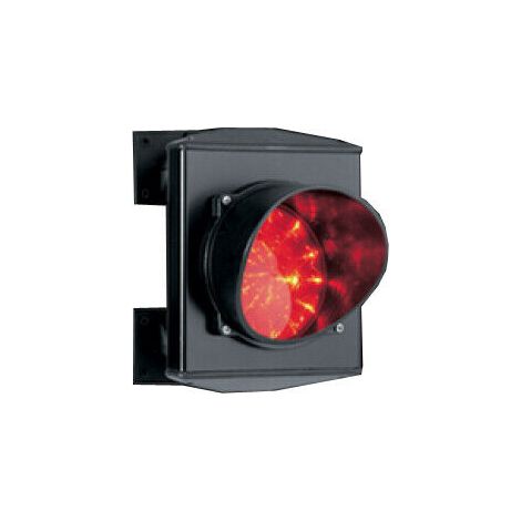 Semaforo Rosso Singola 1 Luce 24v Led Lampada Monolampada Parcheggio Impianto