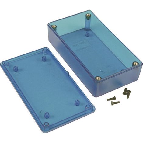 Hammond Electronics  1591XXBTBU Universal-Gehäuse 113 x 63 x 31  ABS  Blau (transparent) 1 St.