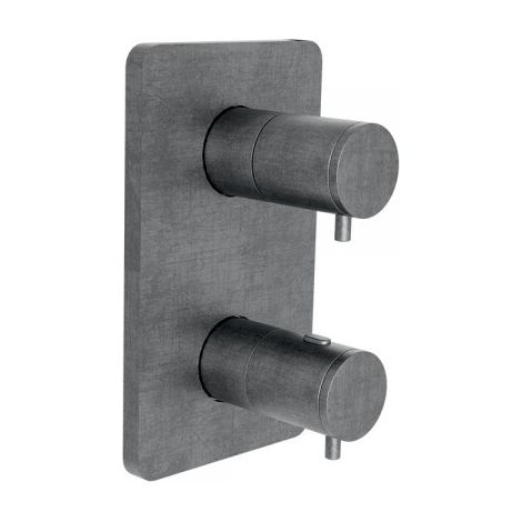 Facade Externe Foil Laiton 2 Sorties Métal Brossé - FL75277 CRISTINA ONDYNA
