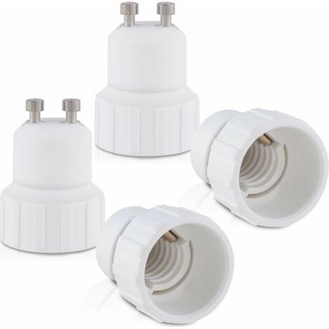 4 Adapter of socket - Converter sockets GU10 toward E14 - Adapter of bracket of lamp base baionnette for bulb LED halogen (1/5)