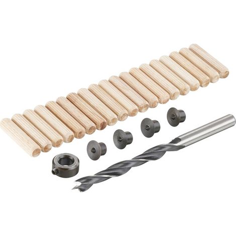 Kit espigas con broca para madera 8mm Stanley STA66401-QZ (1/2)