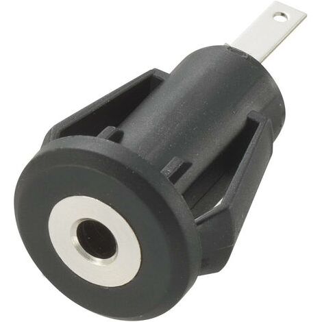 Jack 2.5 mm embase femelle, verticale TRU COMPONENTS 716868 Nombre de pôles: 2 mono noir 1 pc(s) S491371 (1/3)