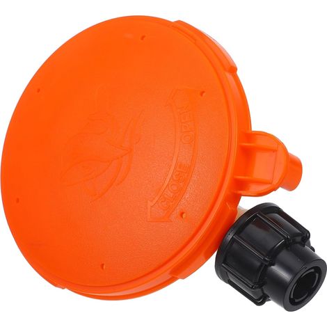 Contrôleur de niveau d'eau pour porcs aliments pour cailles mangeoire à eau pour oiseaux chauffe-eau cage outil de contrôle du niveau d'eau distributeur d'eau de la ferme pp Orange (1/5)