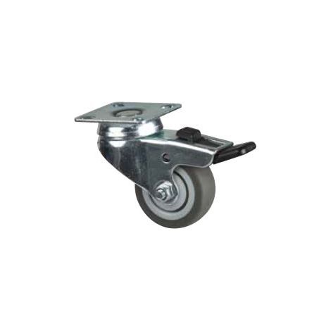 50-mm-TPE-Lenkrolle für Möbel mit Bremse SANS MARQUE