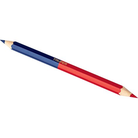 Lápiz bicolor para carpintero - 18 cm