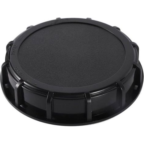 Bouchon Cuve 1000L - Plastique - Adaptateur Universel DN60 - Noir (1/5)
