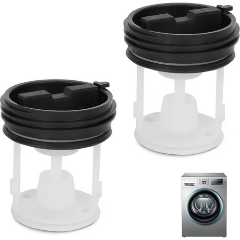 2 PCS Filtre à charpie tamis filtre à charpie remplacement compatible avec Bauknecht Whirlpool 481248058385, Filtre à Peluches de Qualité, Économie d'Énergie et Installation Facile (1/5)