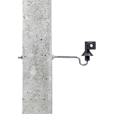 Isolatore distanziato 20 cm a bullone M6 per pali in legno confezione da 10 pezzi